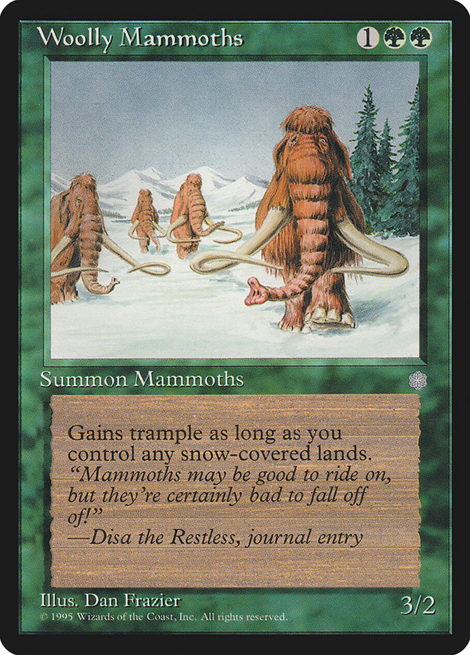 Woolly Mammoths [Ice Age] | Grognard Games