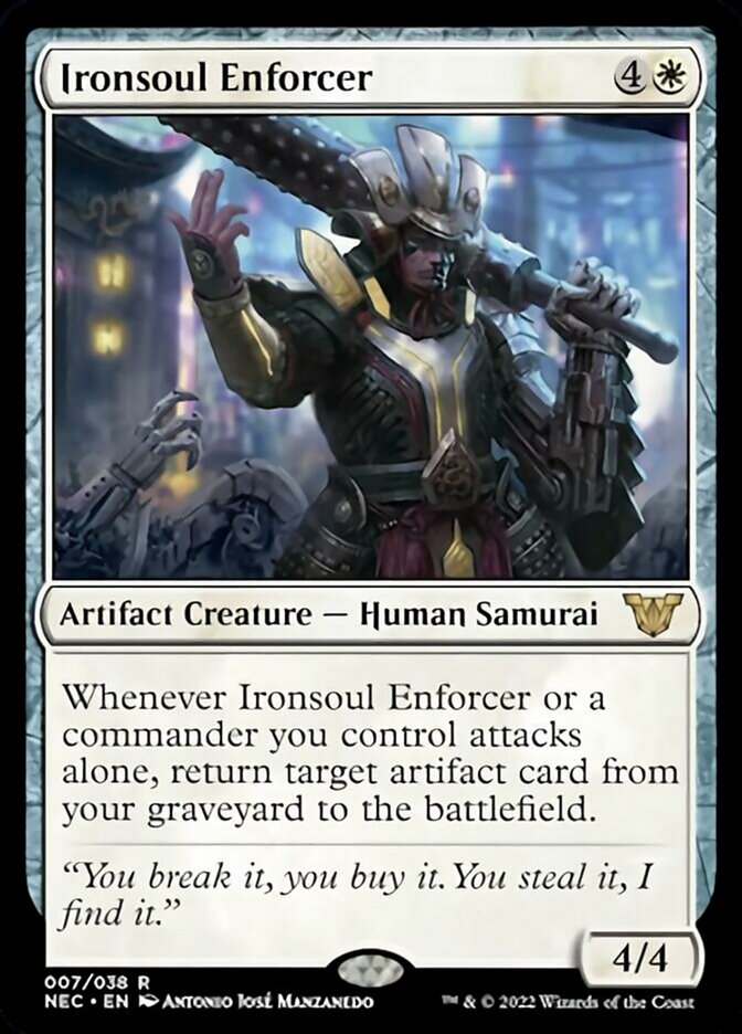 Ironsoul Enforcer [Kamigawa: Neon Dynasty Commander] | Grognard Games