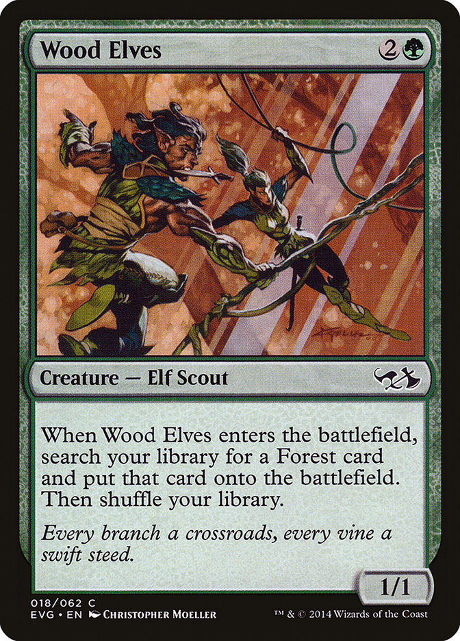 Wood Elves (Elves vs. Goblins) [Duel Decks Anthology] | Grognard Games