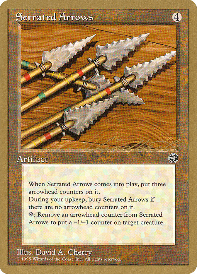 Serrated Arrows (Leon Lindback) [Pro Tour Collector Set] | Grognard Games