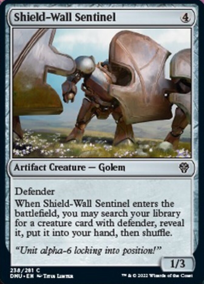 Shield-Wall Sentinel [Dominaria United] | Grognard Games