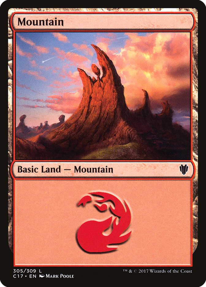 Mountain (305) [Commander 2017] | Grognard Games