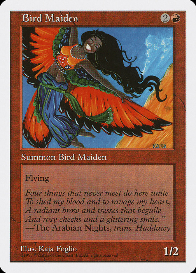 Bird Maiden [Fifth Edition] | Grognard Games