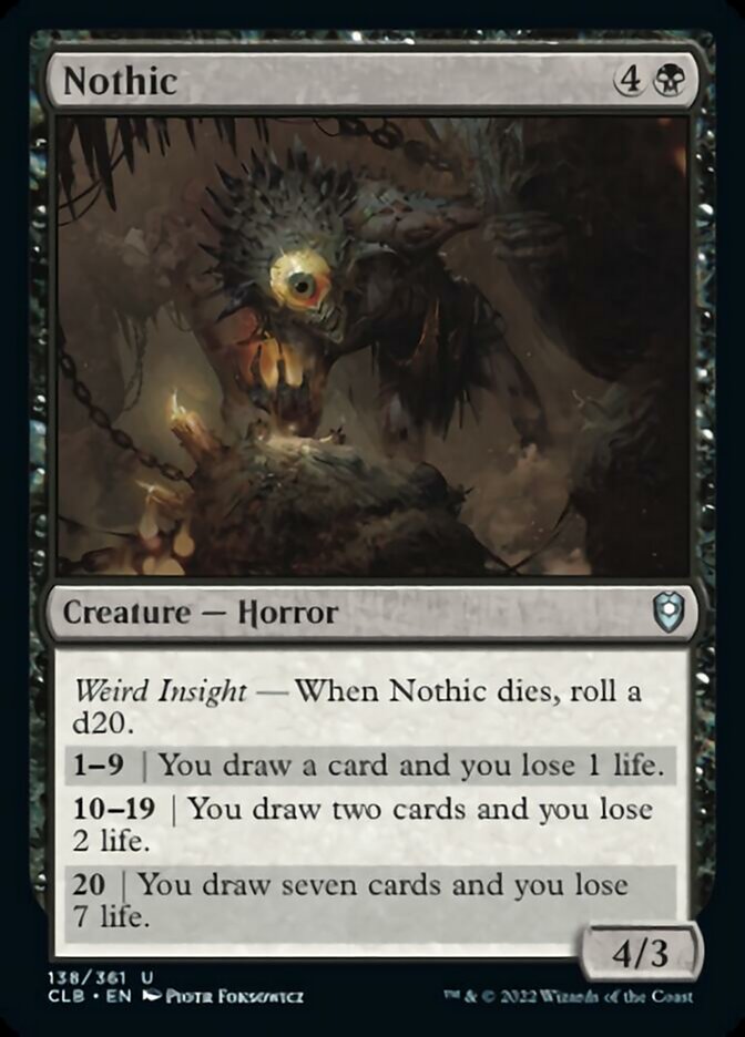 Nothic [Commander Legends: Battle for Baldur's Gate] | Grognard Games