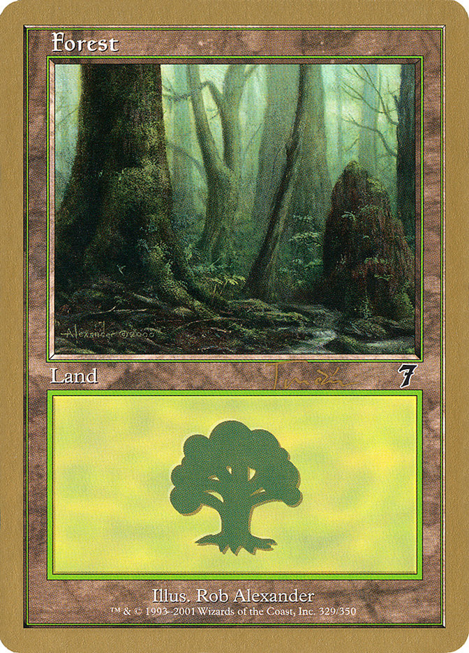 Forest (jt329) (Jan Tomcani) [World Championship Decks 2001] | Grognard Games