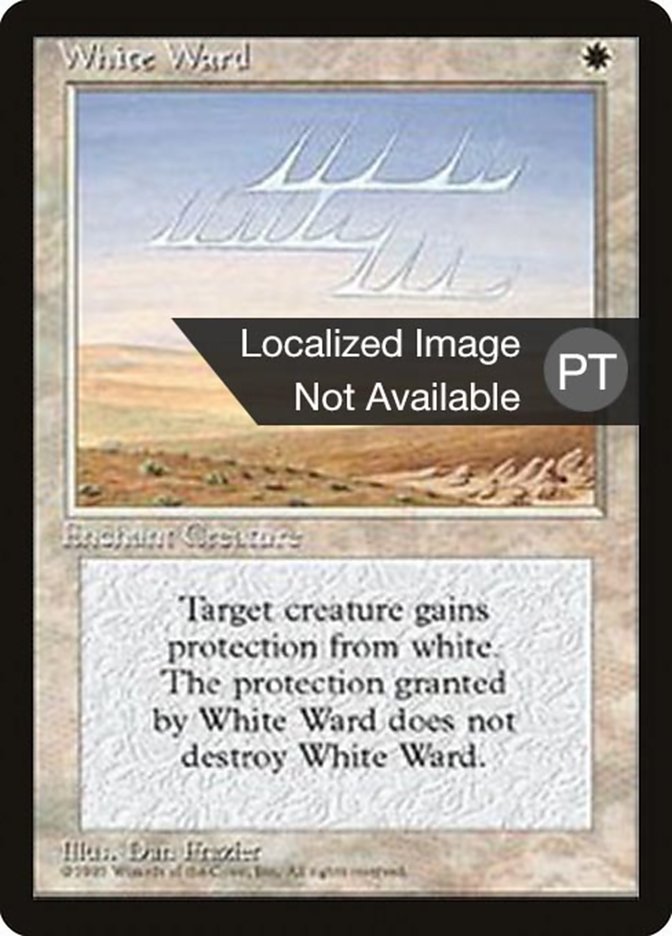 White Ward [Fourth Edition (Foreign Black Border)] | Grognard Games