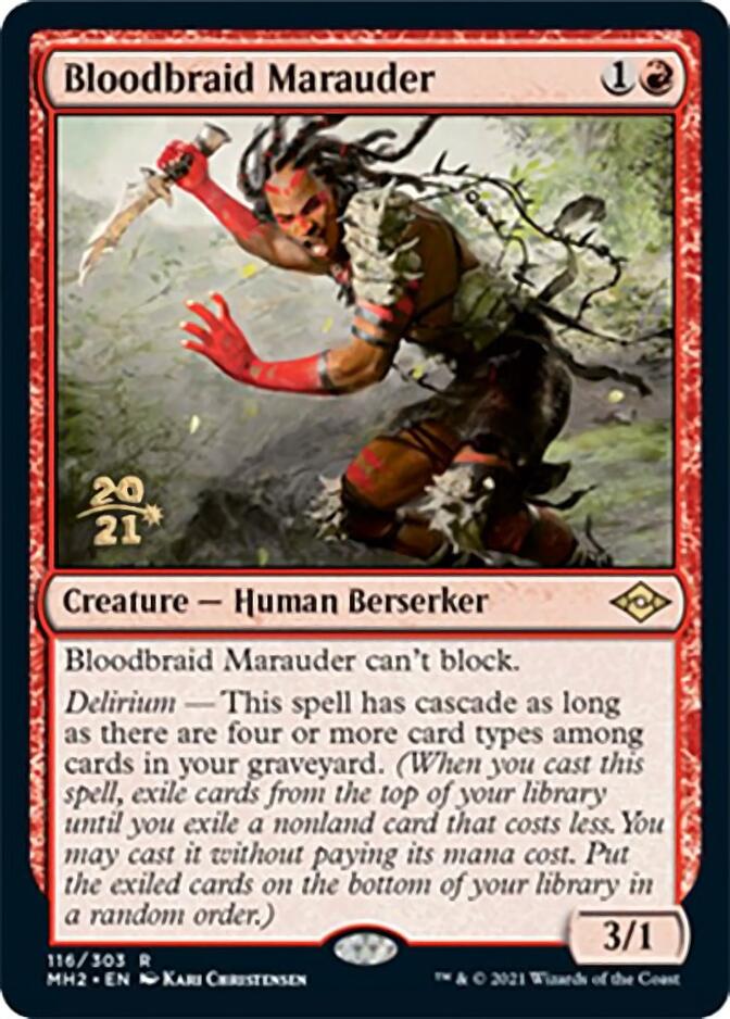 Bloodbraid Marauder [Modern Horizons 2 Prerelease Promos] | Grognard Games