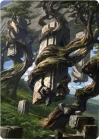 Forest 2 Art Card [Zendikar Rising Art Series] | Grognard Games