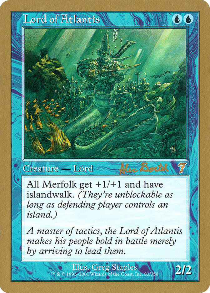 Lord of Atlantis (Alex Borteh) [World Championship Decks 2001] | Grognard Games