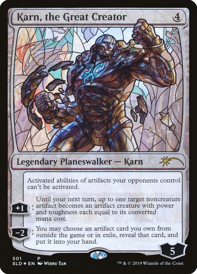 Karn, the Great Creator (Stained Glass) [Secret Lair Drop Promos] | Grognard Games