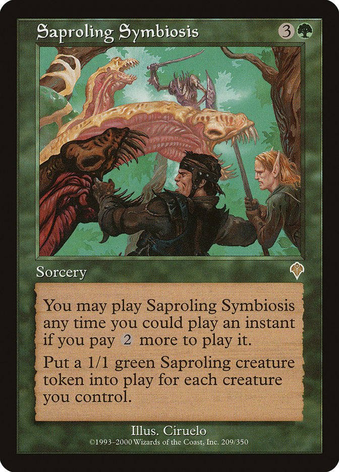 Saproling Symbiosis [Invasion] | Grognard Games