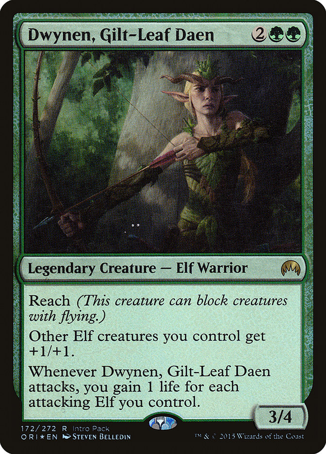 Dwynen, Gilt-Leaf Daen [Magic Origins Promos] | Grognard Games