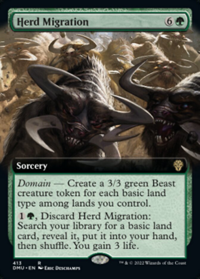 Herd Migration (Extended Art) [Dominaria United] | Grognard Games