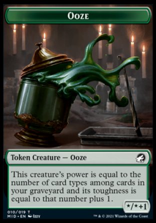 Ooze Token [Innistrad: Midnight Hunt Tokens] | Grognard Games