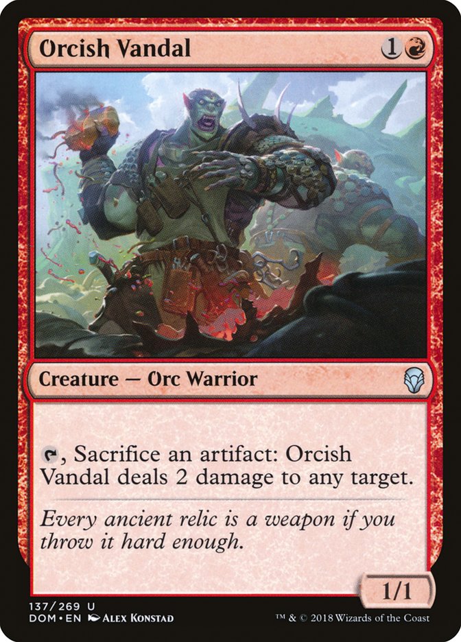 Orcish Vandal [Dominaria] | Grognard Games