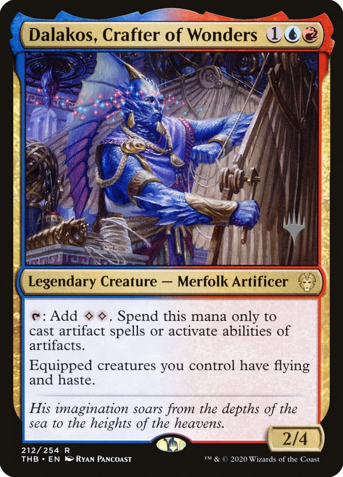 Dalakos, Crafter of Wonders (Promo Pack) [Theros Beyond Death Promos] | Grognard Games