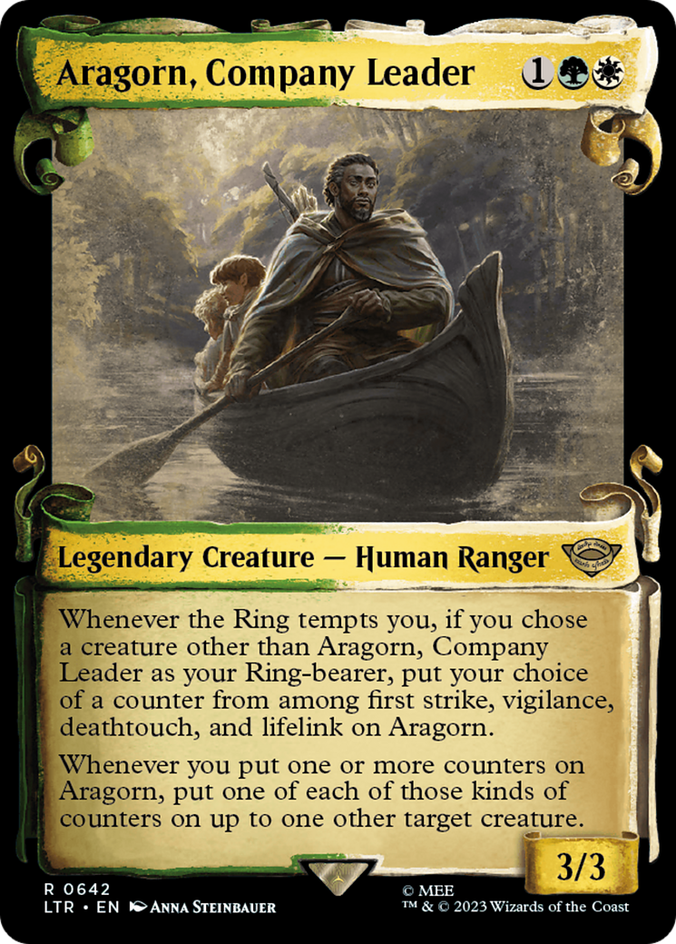 Aragorn, Company Leader [The Lord of the Rings: Tales of Middle-Earth Showcase Scrolls] | Grognard Games