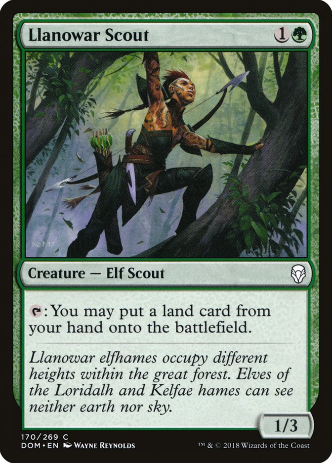 Llanowar Scout [Dominaria] | Grognard Games