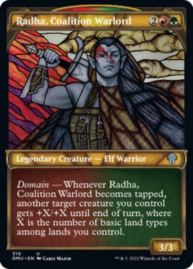 Radha, Coalition Warlord (Showcase) [Dominaria United] | Grognard Games