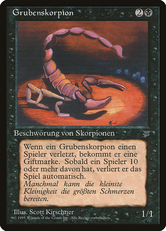Pit Scorpion (German) - "Grubenskorpion" [Renaissance] | Grognard Games