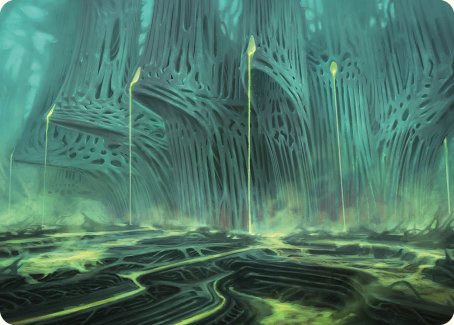 Swamp Art Card [Phyrexia: All Will Be One Art Series] | Grognard Games