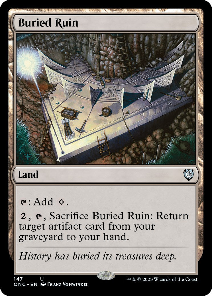 Buried Ruin [Phyrexia: All Will Be One Commander] | Grognard Games