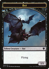 Bat // Vampire Double-sided Token [Commander 2017 Tokens] | Grognard Games