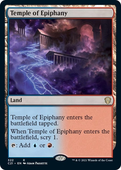 Temple of Epiphany [Commander 2021] | Grognard Games