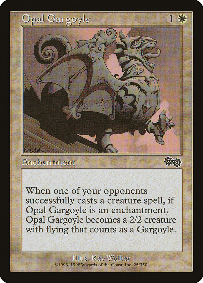 Opal Gargoyle [Urza's Saga] | Grognard Games