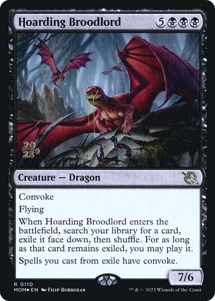 Hoarding Broodlord [March of the Machine Prerelease Promos] | Grognard Games