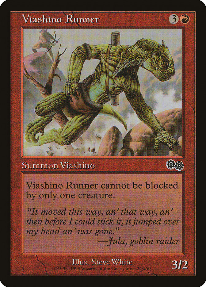 Viashino Runner [Urza's Saga] | Grognard Games