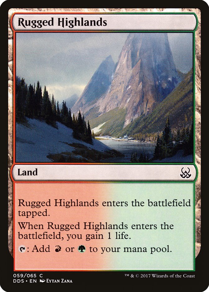 Rugged Highlands [Duel Decks: Mind vs. Might] | Grognard Games