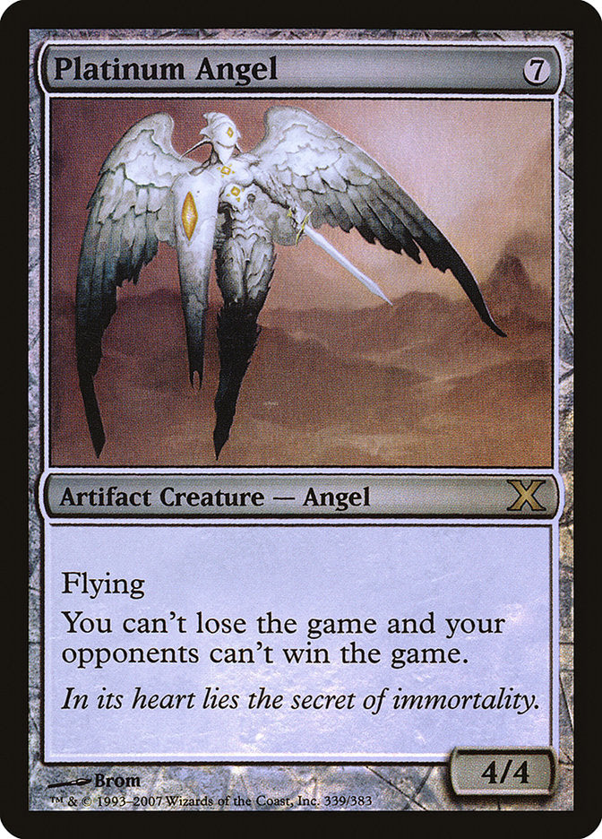 Platinum Angel (Premium Foil) [Tenth Edition] | Grognard Games