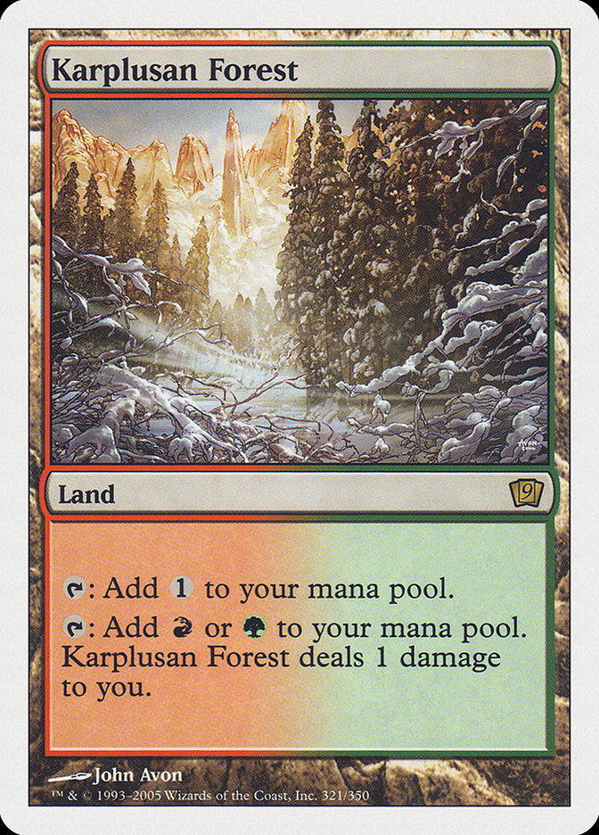 Karplusan Forest [Ninth Edition] | Grognard Games