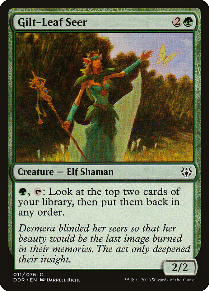 Gilt-Leaf Seer [Duel Decks: Nissa vs. Ob Nixilis] | Grognard Games