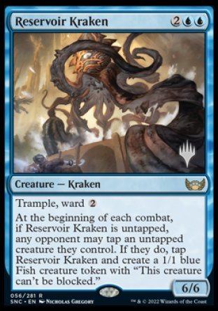 Reservoir Kraken (Promo Pack) [Streets of New Capenna Promos] | Grognard Games