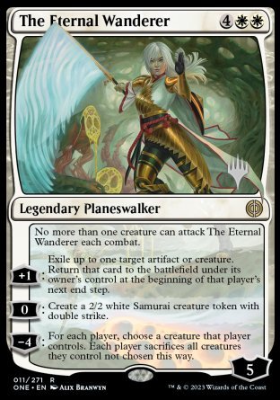 The Eternal Wanderer (Promo Pack) [Phyrexia: All Will Be One Promos] | Grognard Games