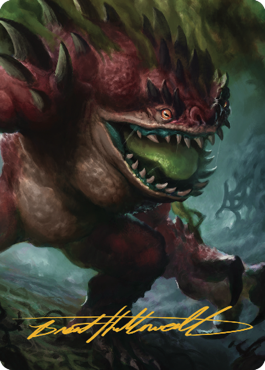 Hezrou Art Card (Gold-Stamped Signature) [Commander Legends: Battle for Baldur's Gate Art Series] | Grognard Games