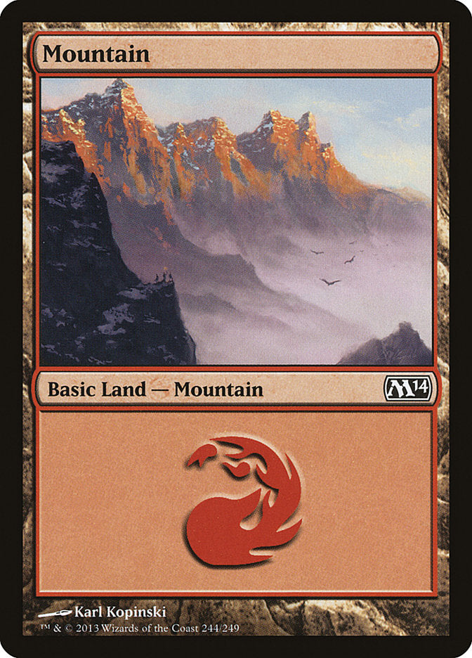 Mountain (244) [Magic 2014] | Grognard Games