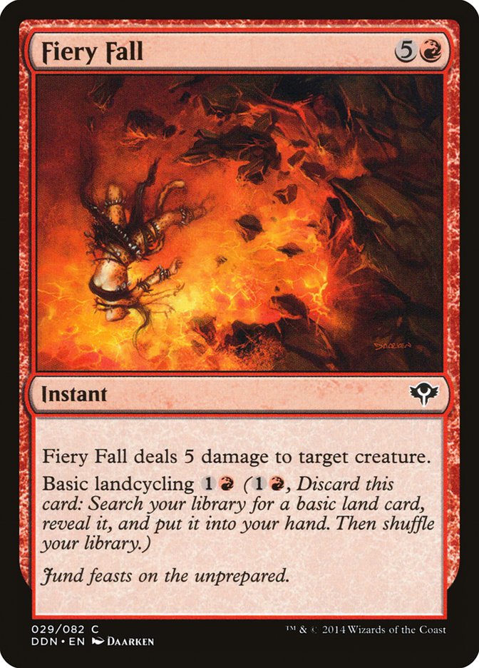 Fiery Fall [Duel Decks: Speed vs. Cunning] | Grognard Games