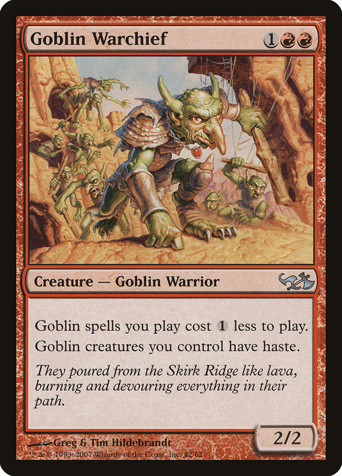 Goblin Warchief [Duel Decks: Elves vs. Goblins] | Grognard Games