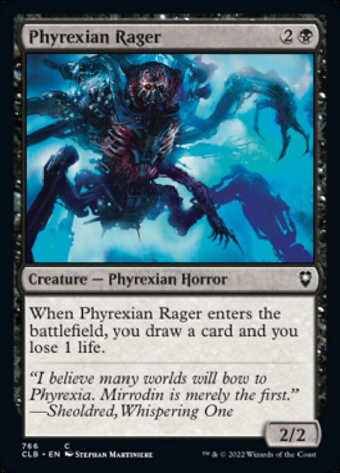 Phyrexian Rager [Commander Legends: Battle for Baldur's Gate] | Grognard Games