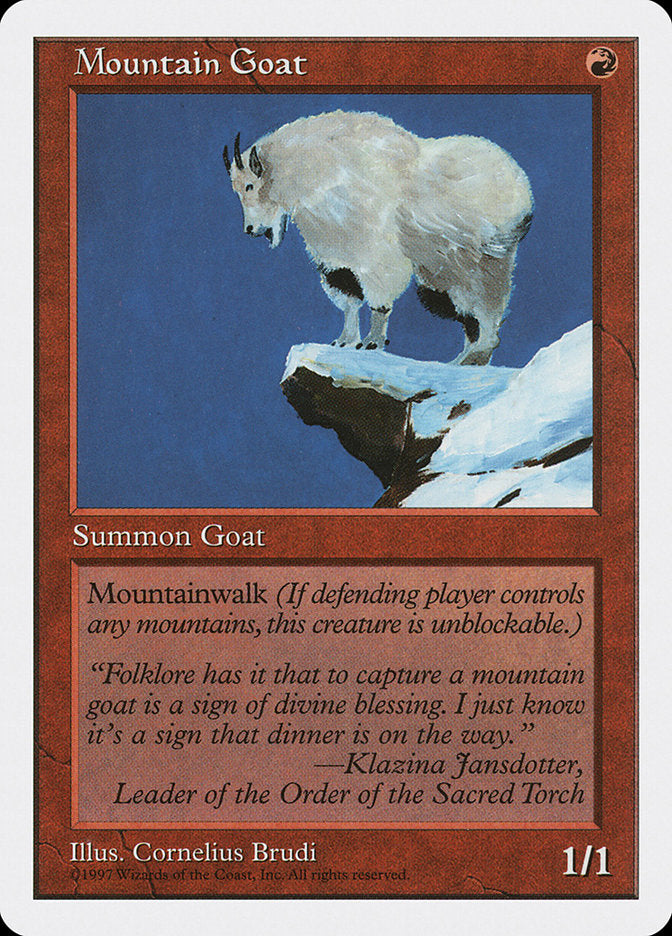 Mountain Goat [Fifth Edition] | Grognard Games