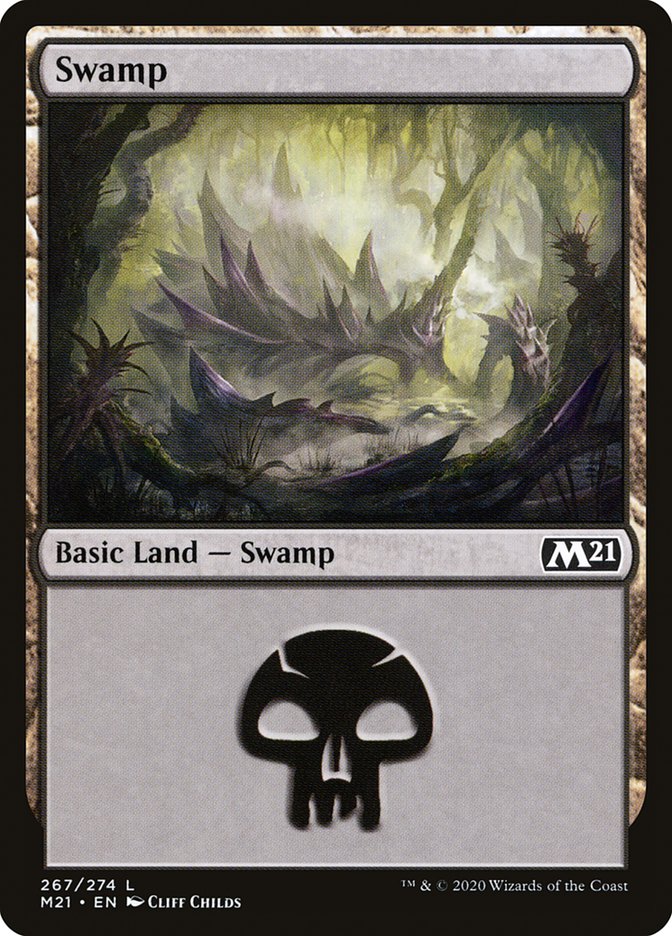 Swamp (267) [Core Set 2021] | Grognard Games