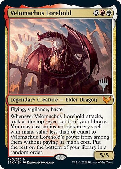 Velomachus Lorehold (Promo Pack) [Strixhaven: School of Mages Promos] | Grognard Games