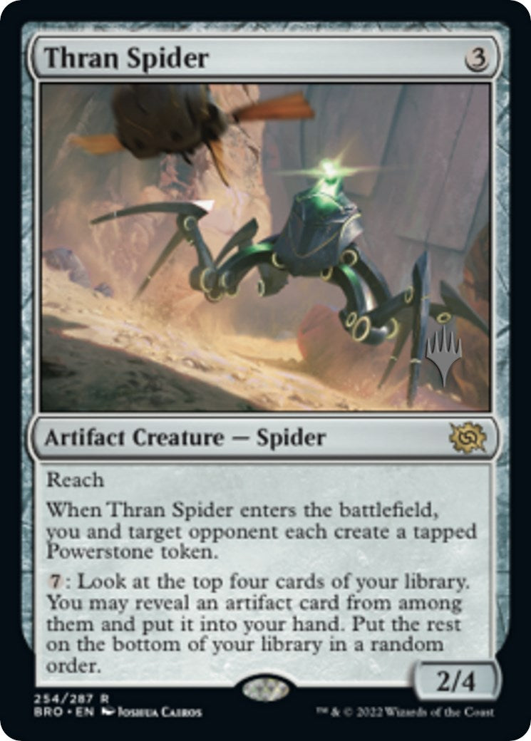 Thran Spider (Promo Pack) [The Brothers' War Promos] | Grognard Games