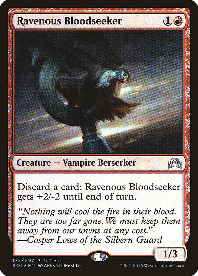Ravenous Bloodseeker (Gift Box) [Shadows over Innistrad Promos] | Grognard Games