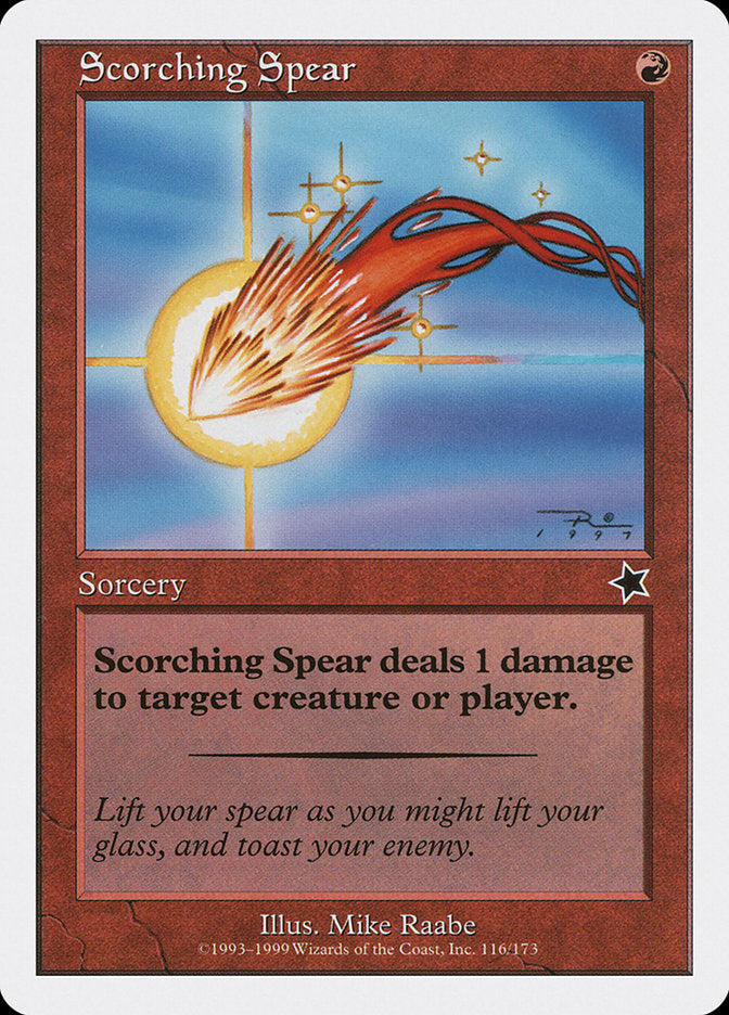 Scorching Spear [Starter 1999] | Grognard Games