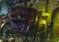 Honeymoon Hearse Art Card [Innistrad: Crimson Vow Art Series] | Grognard Games