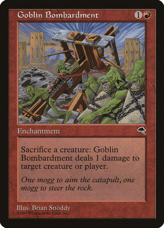 Goblin Bombardment [Tempest] | Grognard Games